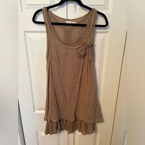 Women’s size large linen, baby doll dress.